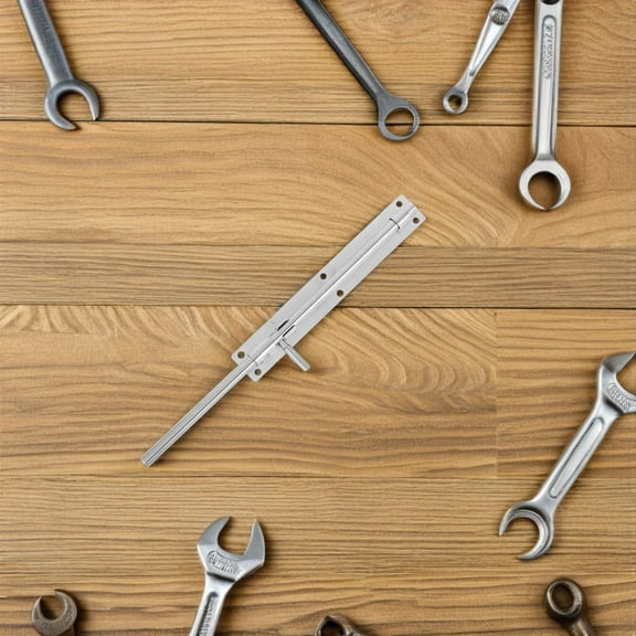 Beaupretty Stainless Steel Slide Bolt Latch Heavy Duty Gate Hardware for Shed and Barn Door