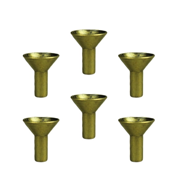 Beaupretty Burner Holder Rack Golden Filter Incense Backflow Part Relaxing 6Pcs
