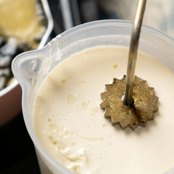 Beaupretty Golden Thin Pancake Mold Copper Stainless Steel Beech for Baking Use