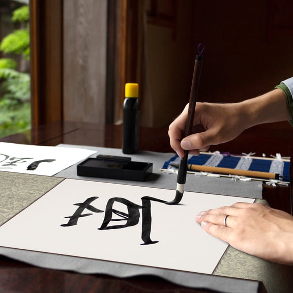 Beaupretty Multi Color Strong Material Calligraphy Scroll for Creating and Hanging Artworks