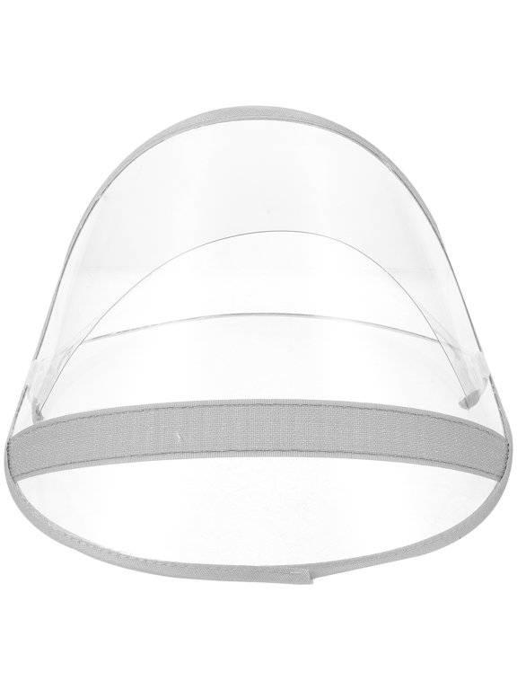Beaupretty Transparent Plastic Rain Bonnet for Shop - Face Protector and Clear View