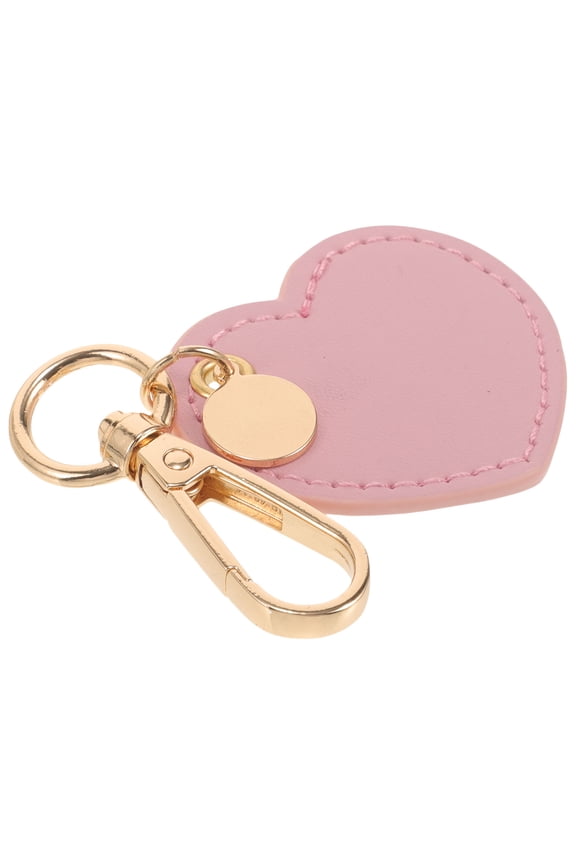 Heart Key Rings Heart Keychain Decoration Pink 1Pack Fashionable