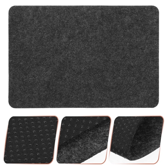 Beaupretty Practical Dark Grey Felt Place Mat with Heat Insulation for Home and Kitchen Use