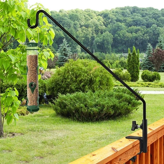 Beaupretty Heavy Duty Bird Feeder Pole for Deck Railing 1Pack - Walmart.com