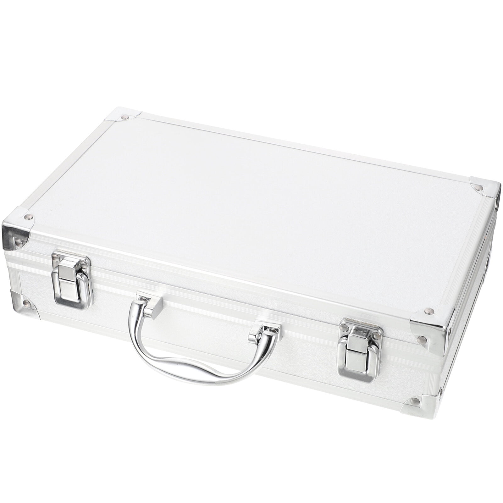 Utility Box Silver Beaupretty Storage Box Metal Tool Box Silver ABS Plastic 1Set - Walmart.com
