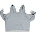thumbnail image 1 of Beaupretty Funny Grey Matching Hoodie for Couples Two Person Oversize Pullover with Breathable Fabric, 1 of 8