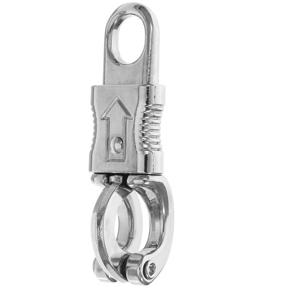 Beaupretty Swivel Snap Hook Silver Zinc Alloy 1Set