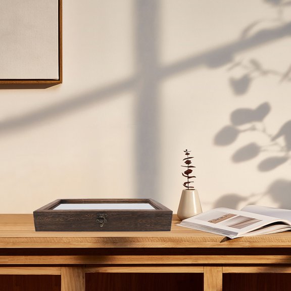 Beaupretty Butterfly Display Case Wooden Shadow Box Frame for Insect Preservation and Display