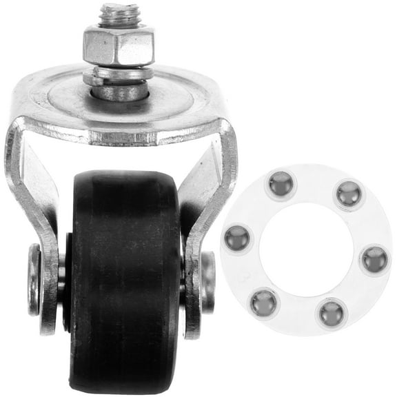 Beaupretty Hydraulic Floor Jack Caster Wheels, 2-Ton Swivel, Steel, Multi-Color, Furniture