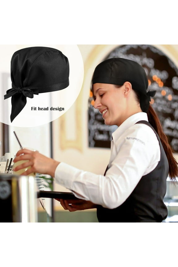 Restaurant staff hat Chef Hat Practical Polyester Comfortable Wear Women 1Set
