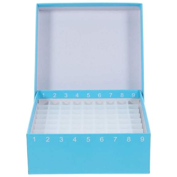 Beaupretty Centrifuge Tubes Stands Microcentrifuge Tube Cryogenic Storage Box Sky- Organizer 1Pcs