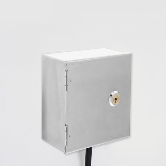 Beaupretty Stainless Steel Outdoor Electrical Box with Lock and Protective Switch Cover