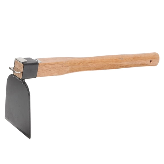Beaupretty Gardening Hoeing Tool Hoe Iron Wood 1Set Khaki