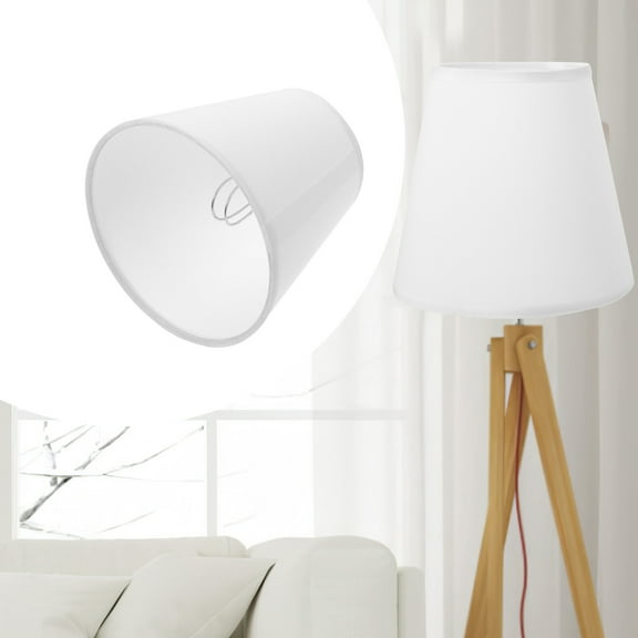 Beaupretty lampshade lamp cover simple White Rectangular Fabric 1Set