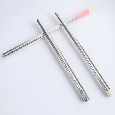 Beaupretty 1Set Extendable Stainless Steel Mop Stick for Easy Storage and Transport