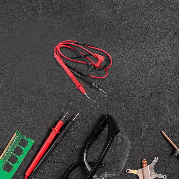 Beaupretty Universal Multimeter Test Leads with Rubber Grip for Automotive Electrical Testing Assorted Color