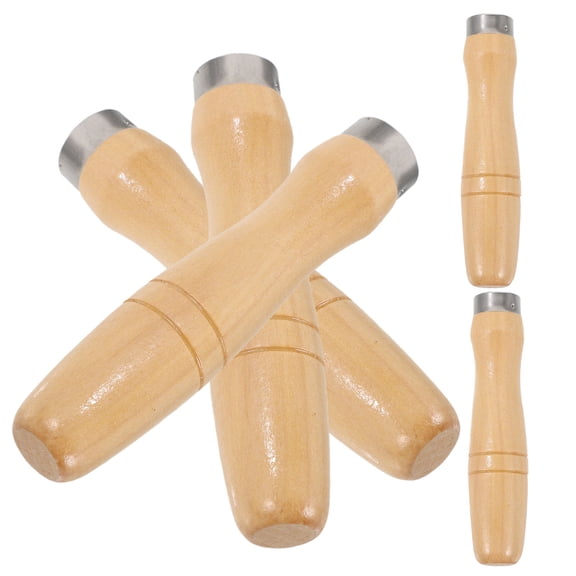 Beaupretty Multipurpose File Handle Sturdy Wood Grippers Tool for Ergonomic File Craft