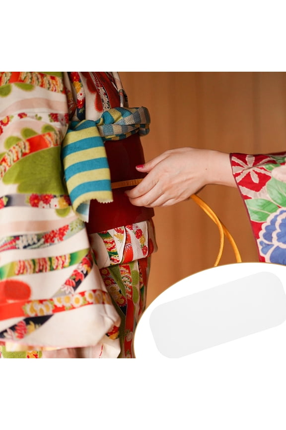1Pack Obi Kimono Belt in White Japanese Accessories for Women Traditional Style with Waist Protection