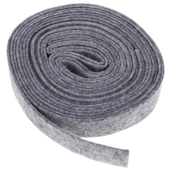 Beaupretty Christmas Ribbon Wool Felt Material Grey for Wreaths Bowknots and Home Decor