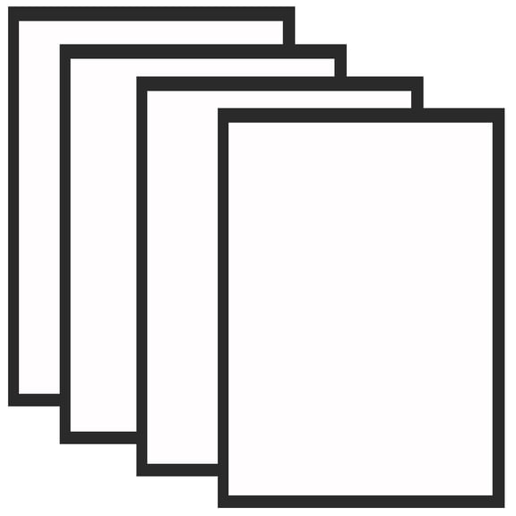 Beaupretty Art Painting Display Magnetic Frame PVC Black 4Set