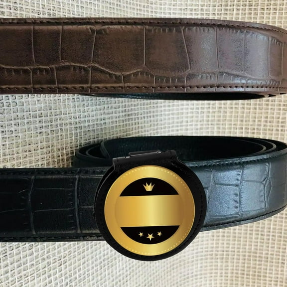 Beaupretty Badge Holder Costume Accessories Black Round Sleek Design 1Pack