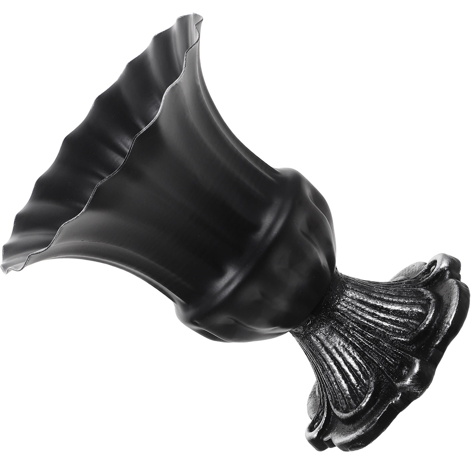 Beaupretty Black Metal Vase for Home Tabletop Floral Arrangement ...