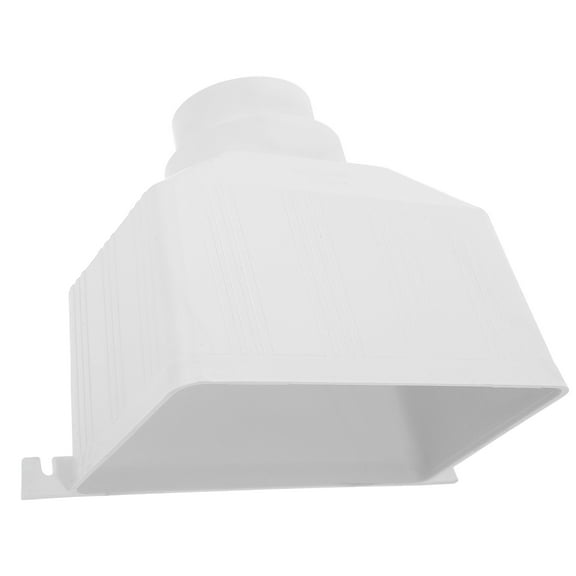 Beaupretty PVC Rainwater Gutter Adapter White Sturdy and Leak-Proof for Pipes