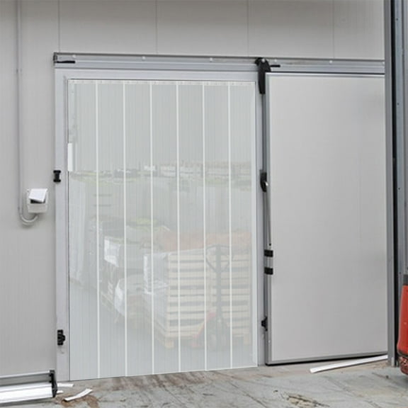 Beaupretty Windproof PVC Door Curtain p for Industrial and Commercial Space Transparent Curtain