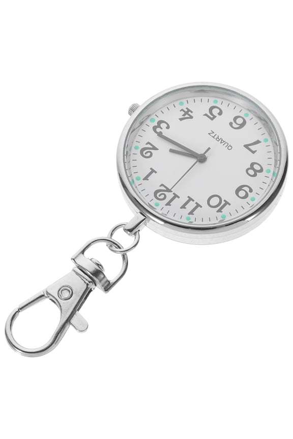 Pocket Watch Clinical Watch For Nurse 1Pcs Timekeeping Silver