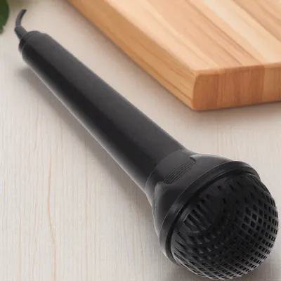 Beaupretty Compact Plastic Microphone Black Professional for Electronic Keyboards