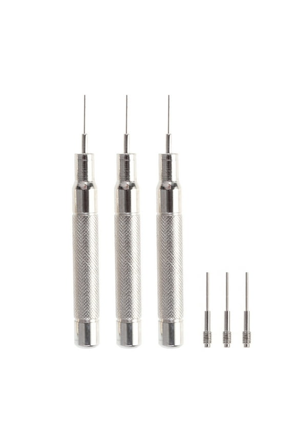 Watch Repair Tap Set with Steel Punching Needles for Disassembly Band Adjustment and Battery Change