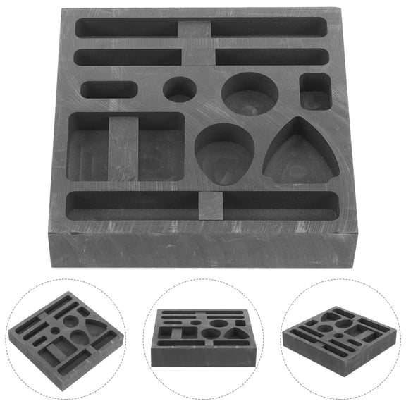 Beaupretty Graphite Mold for Metal Casting with Corrosion Resistant Durable Design Home Use