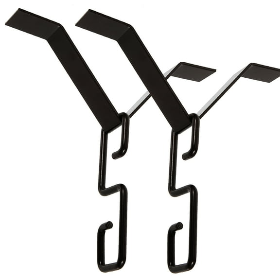 Beaupretty Rain Chain Accessory V Shape Rain Chain Hook Iron for Outdoor Drainage 2 Set