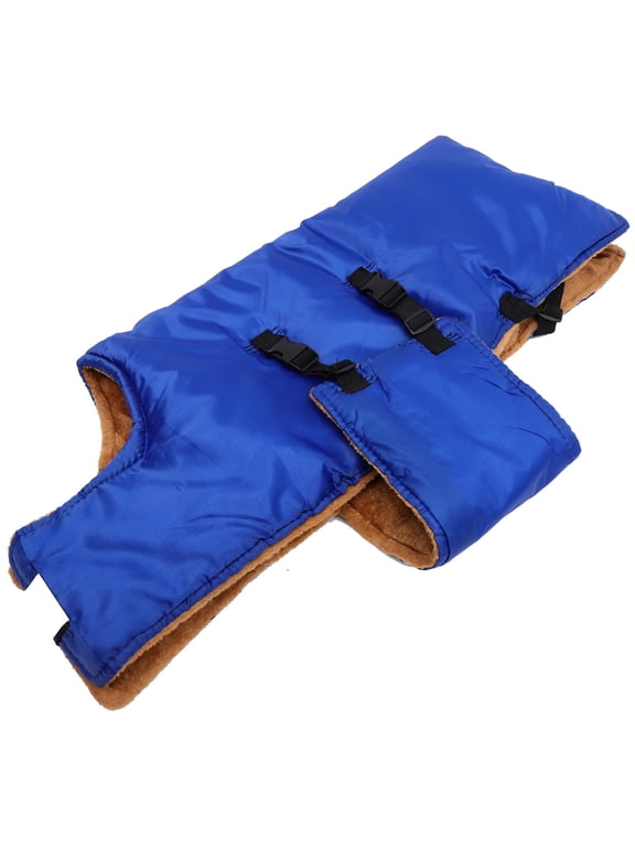 Ranch Calf Vest Blue Waterproof and Windproof for Cold Weather 1Pc