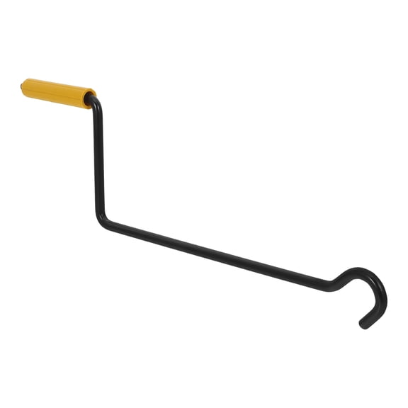 Beaupretty Trailer Lift Handle Jack Handle Steel Black 1Pcs