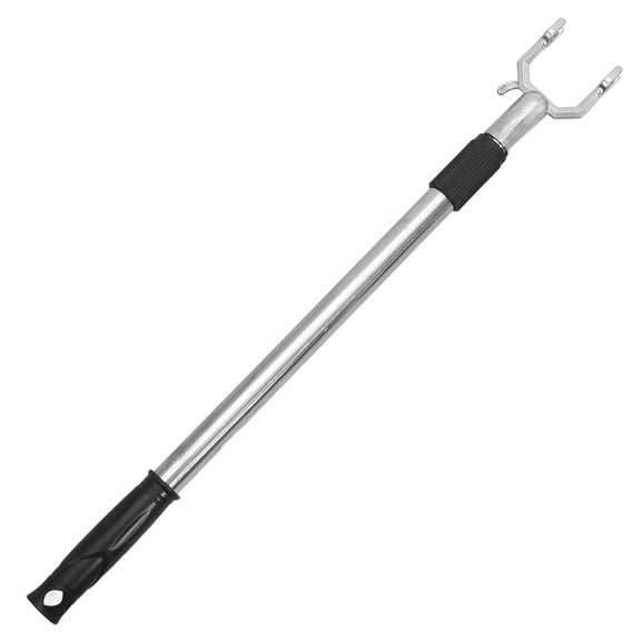 Beaupretty Retractable Black Stainless Steel Reach Pole for Home Closet Clothes Hanging