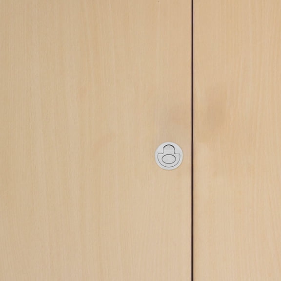 Beaupretty Stainless Steel Flush Lifting Handle Plated Silver Recessed for Cabinets and Sliding Doors
