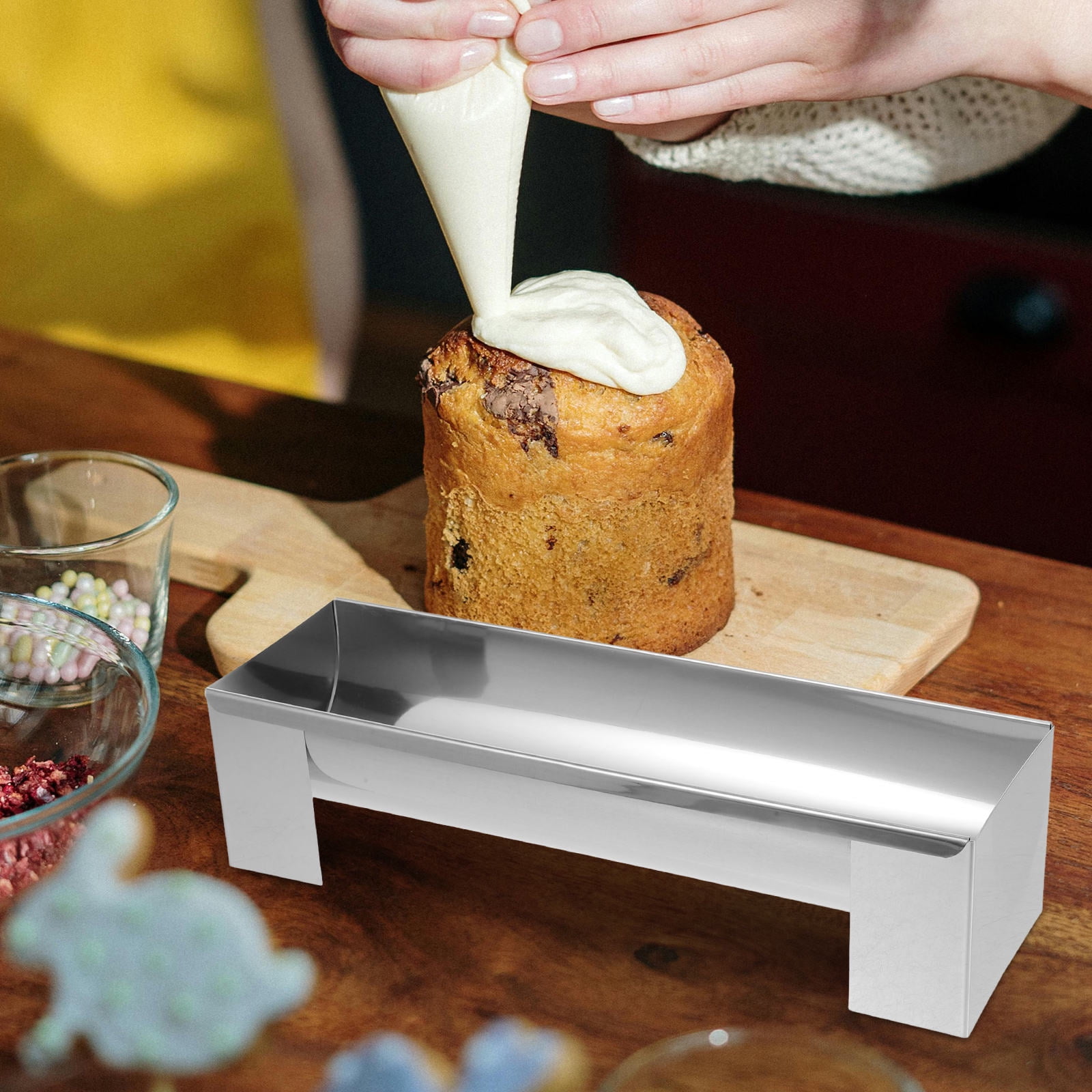 Beaupretty Stainless Steel U-Shape Cake Pan Mold Plated Silver for ...