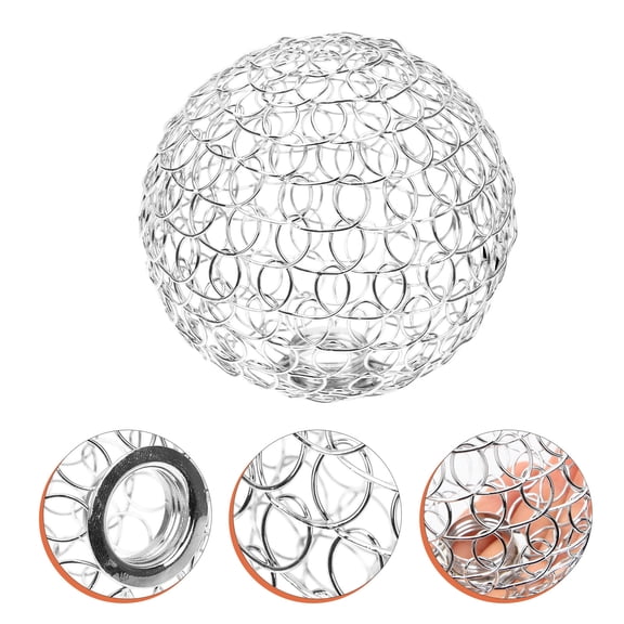 Beaupretty Unique Hollow Wire Lampshade Frame for Hanging Pendant Lights