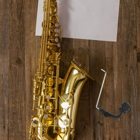 Beaupretty Saxophone Phone Holder Adjustable Angles Saxophones Stand ABS Black 1Pcs