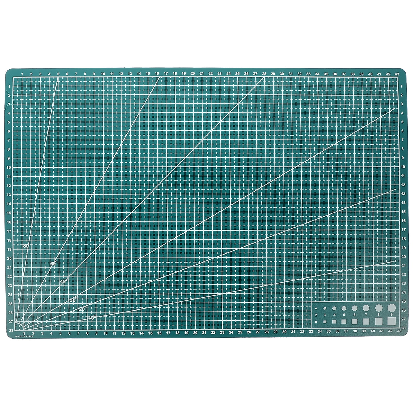 A5 Self-Healing Cutting Mat - Double Sided 3-Ply Sewing Craft Board, Pink, 8.6" X 5.9", With Grid Lines