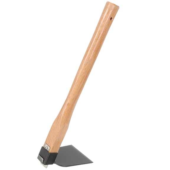 Beaupretty Garden Hoe with Wooden Handle and Iron Head for Flower Planting and Soil Loosening in Khaki