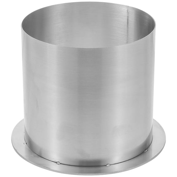 Beaupretty Stainless Steel Trash Chute Grommet Silver Counter Built-in Space Saving