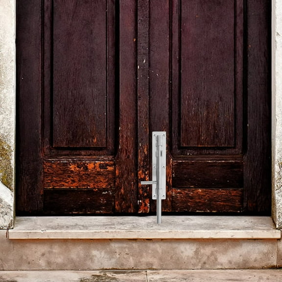 Beaupretty Heavy Duty Stainless Steel Cane Bolt for Fence Gate Drop Rod and Shed Door Hardware