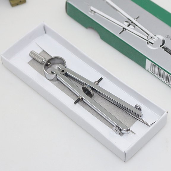 Beaupretty Reusable Metal Spring Compass with Smooth Finish for Drawing and Drafting Use