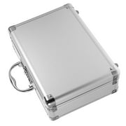 Beaupretty Sturdy Aluminum Tool Carrying Case Password Lock Metal Briefcase with Handle for Travel