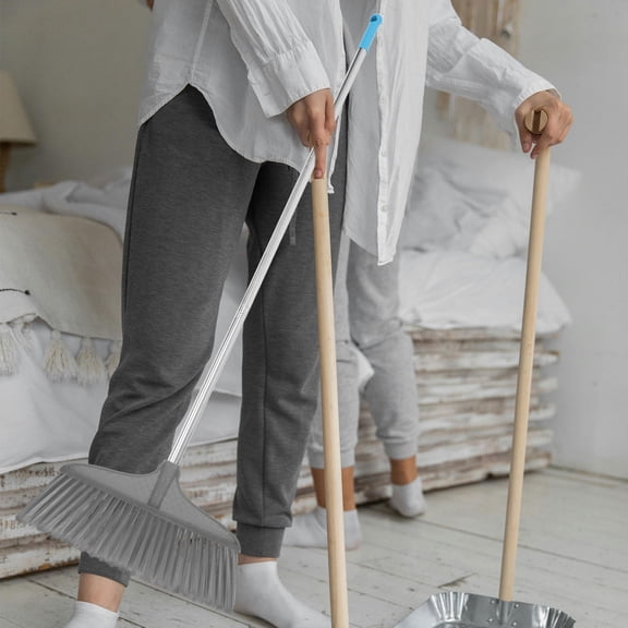 Beaupretty Durable Stainless Steel Broom Handle Multi-Color for Heavy Use