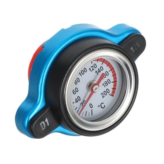 Beaupretty Radiator Tank Cover with Built in Temperature Meter Easy to Read Dial for Car Cooling System