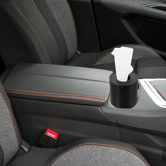 Beaupretty Black Small Tissue Box for Car Portable Tissue Holder for Storage Use