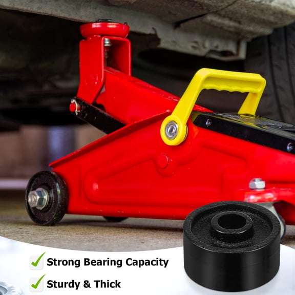 Beaupretty Durable Steel Front Wheel for Trailer Jack Easy Assembly Hydraulic Jack Accessory